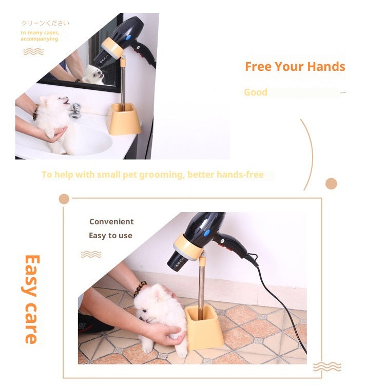 Secador de Cabelo para Pets Doméstico com Suporte Fixo para Estética Animal