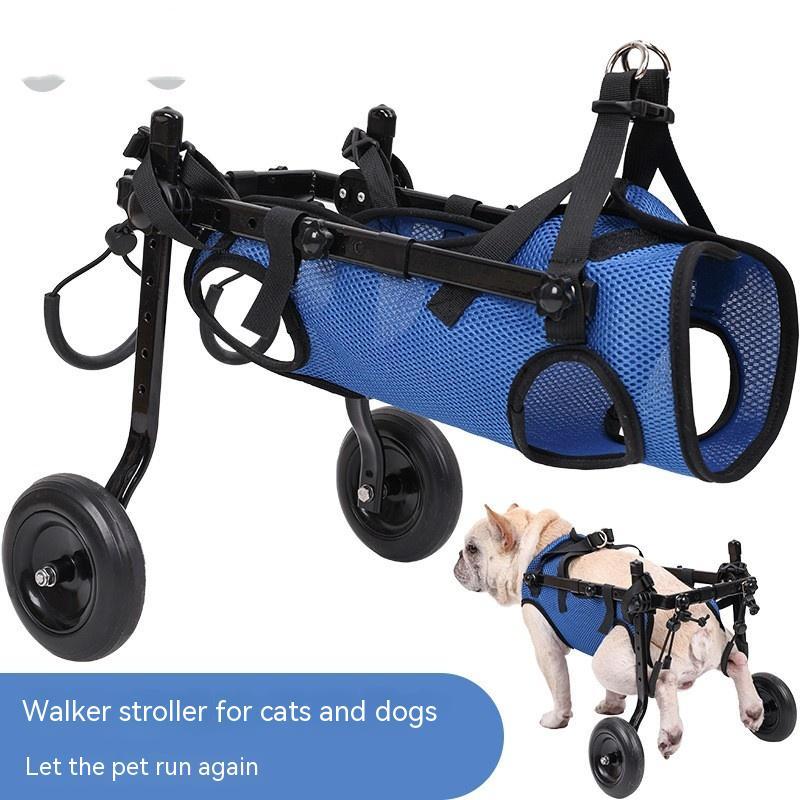 Cadeira de Rodas para Pets Carrinho de Locomoção para Cães com Deficiência